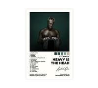 Heavy Is The Head Poster - Stormzy Poster Canvas Poster Bedroom Decor Sports Landscape Office Room Decor Gift Unframe-style 24x36inch(60x90cm)