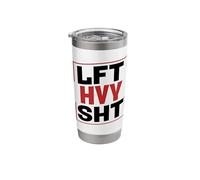 Heavy Lifter: Minimal Words, Maximum Weights Stainless Steel Insulated Tumbler