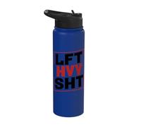 Heavy Lifter: Minimal Words, Maximum Weights Stainless Steel Insulated Water Bottle