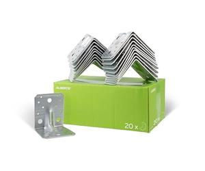 Heavy Load Angle Connector with Corrugation 100 x 100 x 90 mm / 25 STK. Oberflaeche: sendzimirverzinkt