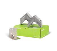 Heavy Load Angle Connector with Corrugation 70 x 70 x 55 mm / 25 STK. Material: Edelstahl