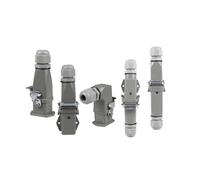 Heavy Load Connector HDC HA 4 5 6 8 Pin Heavy Duty Connector 10A Rectangle Aviation Plug Socket Waterproof Male Heavy-Duty ANNBCDL(6 core)