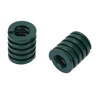 Heavy Load Die Springs 25mm OD | 12.5mm ID for Stamping Forms/Plastic Tools/Automotive | 65MN Steel Die Springs, 2pcs Green (TH25*60mm)