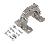 Heavy load stainless steel hinge designed for 180 degree opening angle, compatible with stone doors and fire hydrant doors, supporting weights between 50 and 200kg (200kg)
