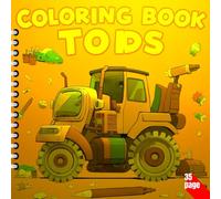 Heavy Machines and Construction Vehicles Coloring Book for Kids: Fun and Easy Trucks, Diggers, and Tractors to Color, 8.5 x 8.5 inches.: Perfect for Boys and Girls Ages 4-8 | Big, Bold Illustrations