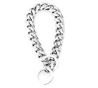 Heavy Metal 19mm Duty Solid Stainless Steel Dog Choke Chain Collar Pet Necklace for Pit Bull, Mastiff, Bulldog, & Big Breeds 12 Inches-34 Inches (20inch Chain(Suggest Dog Neck 16inch))