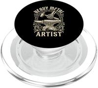 Heavy Metal Artist Blacksmith Skeleton Hammer Anvil Craft PopSockets PopGrip for MagSafe