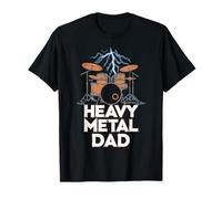 Heavy Metal Dad Drum Kit electric strike T-Shirt