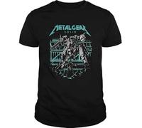 Heavy Metal Gear Solid T Shirt Heavy Metal Gear Solid T Shirt Black S Color XXL