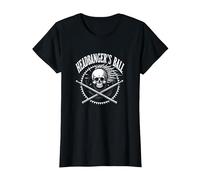 Heavy Metal Headbanger's Ball Skull Rocker Concert Fan T-Shirt, Women, Black, 3XL