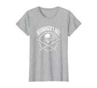 Heavy Metal Headbanger's Ball Skull Rocker Concert Fan T-Shirt, Women, Heather Grey, L