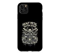 Heavy Metal Rhythm Demon Cat Drummer Beats From The Abyss Case for iPhone 11 Pro Max