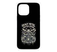 Heavy Metal Rhythm Demon Cat Drummer Beats From The Abyss Case for iPhone 13 Pro Max