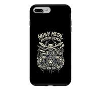 Heavy Metal Rhythm Demon Cat Drummer Beats From The Abyss Case for iPhone 7 Plus/8 Plus