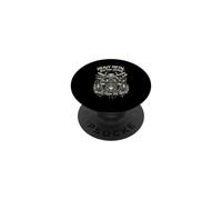 Heavy Metal Rhythm Demon Cat Drummer Beats From The Abyss PopSockets Adhesive PopGrip