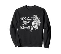 Heavy Metal Till Death Guitar Metalhead Rock Fan Sweatshirt