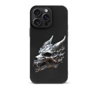 Heavy Metal Wolf Skull Printed Phone Cases Cover Compatible with iPhone 15