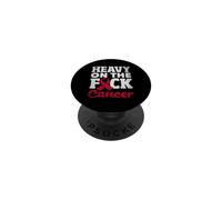 Heavy On The Cancer Multiple Myeloma Awareness Ribbon PopSockets Adhesive PopGrip