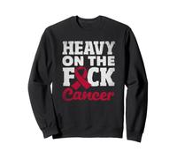Heavy On The Cancer Multiple Myeloma Awareness Ribbon Sweatshirt