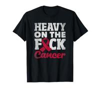 Heavy On The Cancer Multiple Myeloma Awareness Ribbon T-Shirt