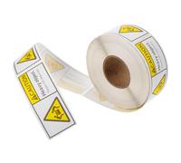 Heavy Package Warning Adhesive Sticker Roll, 500 Labels for Shipping
