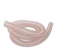 Heavy PU Dust Collection Hose, Flexible Clear PVC Fume Collection Hose, Dust Retractable for Factory/Indoor/Office/Mall Ventilation, Carpentry Vacuuming(6m,150mm)