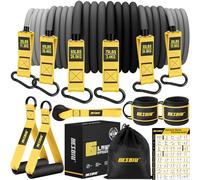 Heavy Resistance Bands for Working Out, 300lbs/360lb/420lb Exercise Bands Workout Bands with Handles, Door Anchor, Ankle Straps, Home Gym Workout Equipment for Men Fitness Strength Training Stretching