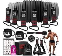 Heavy Resistance Bands for Working Out, 300LBS Exercise Bands with Handles, Workout Bands for Men, Weight Fitness Bands Set for Muscle Training, Strength, Slim, Yoga, Home Gym Equipment