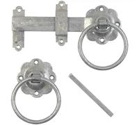 Hardware Solutions Heavy Ring Gate Latch, Galvanised, 155mm