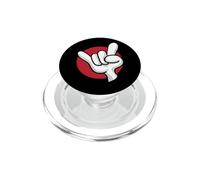 Heavy Rock Hand Sign Cartoon PopSockets PopGrip for MagSafe