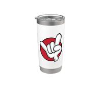 Heavy Rock Hand Sign Cartoon Stainless Steel Insulated Tumbler