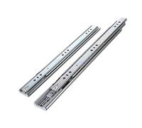 Heavy Soft Close Full Extension Drawer Slide Rail 12-30 Inch - Durable Zinc White Ball Bearing Slides 1pcs(450mm)