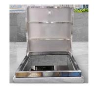 Heavy Stainless Steel Roof Hatch Door Loft Channel Egress Window Manhole Covers & Basement Ceiling Access Lid for Secure Entry & Exit