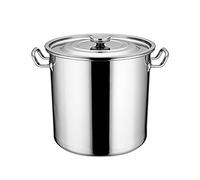 Heavy Stainless Steel Stockpot with Lid, Large Capacity Pot, Home Brew Pot Cooking Pot-30 * 30cm(20L)