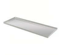 Heavy Sturdy Stainless Steel Tray, Oil Collection Pan, Washing Machine Drain Pan, Plant Water Catcher Tray for Protect Floors(91x30x2.5cm/35.8x11.8x1.0in)