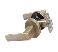 Heavy Three-Pole Passage Lock keyless Door fire Aisle Bathroom Hotel KTV Room Handle(Bronze)