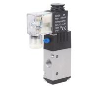 Heavy Type 12 Volts Solenoid Valves 2/3 Way Air Flows Control for Industrial Automation Systems Stable Power Solenoid Valves