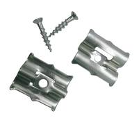 Heavy Type Decking Fasteners Stainless Steel Flooring Clip Smooth Decking Brackets for Composites Flooring Thickness Grooves Compatible Connectors