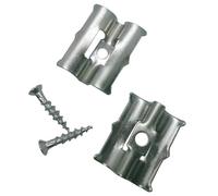 Heavy Type Decking Fasteners Stainless Steel Flooring Clip Smooth Decking Brackets for Composites Flooring Thickness Grooves Compatible Connectors