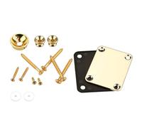 Heavy Type Metal Reinforcement Plate Strap Button Set Compatibility With Guitar Accessories Electric Component Professional Guitar Strap Button Accessories