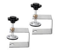 Heavy Type Rustless Steel Cabinet Fixing Clamps Adjustable Antislip Fasteners for Drawer Panels Shelves Workbenches Workshop Shelf Mounting Brackets