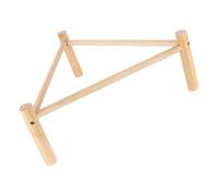 Heavy Type Triangular Chicken Gym Roosting Stand Natural Wood Parrots For Aviary And Homes Use Pine Wood Bird Toy