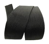 Heavy Webbing Strap, Polypropylene Webbing 75mm 5-10 Yard For Chair Repair Outdoor DIY Black, Army Green(Black,10 yard)