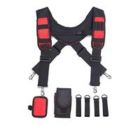 Heavy Work Tool Belt Suspenders Pocket Set Adjustable Lumbar Support Multi Function Tooling For Carpenter