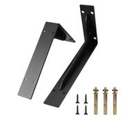 HeavyDu 22-Inch Triangular Bracket - Sturdy Wall-Mounted Shelf Support for Bookcase, Thickened Shelf Fixing Rack for Home Office and Garage Storage Solutions