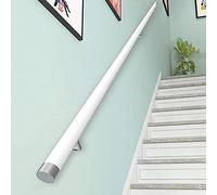 HeavyDu Non-Slip Grab Bar for Indoor Use, Wall-Mounted, 200kg Capacity, Easy Installation, 16ft White Wooden Support Rail for Safety and Stability