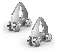 HeavyDu r Roller for 4.8cm Strut Channels ZincCoated 350kg Smooth Quiet Reversible Design for Industrial Applicats