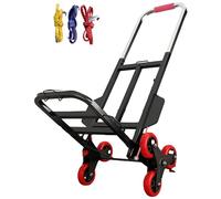 HeavyDu Stair Climbing Cart with Foldable Platform Reced Steel e Perfect for Commercial Use (Post Wheel25mmA)