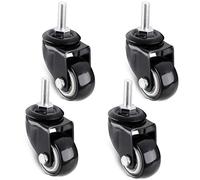 HeavyDuty 1.5Inch Swivel Casters 160kg Load Capacity M8/M10 Bolt Compatible Ideal for Lockers & Desks Durable Furniture Wheels for Smooth Mobility