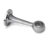 HeavyDuty 25mm OR 32mm Dia-Meter Hanging Rail Tubing System for Wall, Floor, Ceiling, Roof and Walk-in Wardrobe Chrome Tubing System (5 INCH Drop Socket, 25MM)